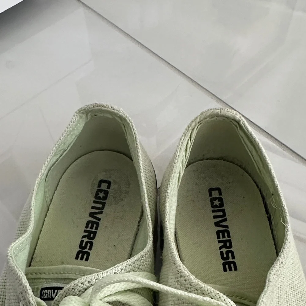 Perfect Easter outfit must have- Converse Mint Green Canvas Sneakers - Picture 7 of 11